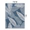 World Rug Gallery Distressed Palm Leaves Textured Flat Weave Indoor/Outdoor Area Rug 7'10" x 10' Navy 114NAVY8X10 - alternate 8